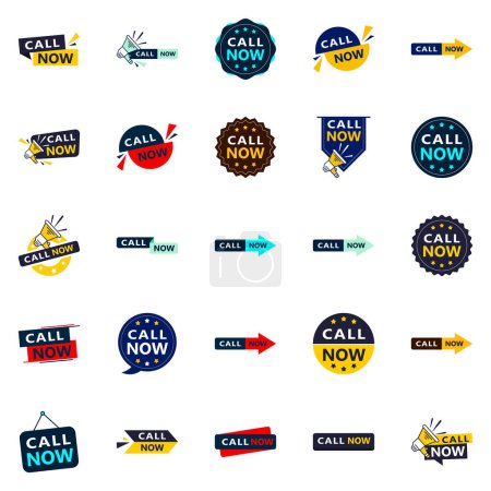 Téléchargez les illustrations : 25 Innovative Typographic Banners for a fresh approach to calling promotion - en licence libre de droit