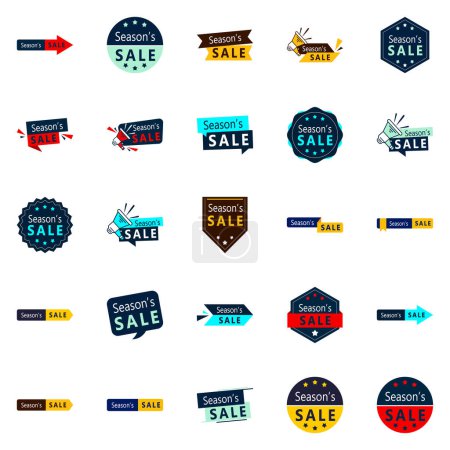 Ilustración de 25 Sales-Generating Season Sale Banners for Email Marketing - Imagen libre de derechos