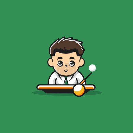 Téléchargez les illustrations : Homme d'affaires jouant un jeu sur la balançoire. Illustration vectorielle. - en licence libre de droit