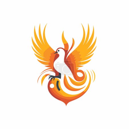 Falcon Eagle Bird Logo Plantilla vector icono ilustración diseño. EPS 10