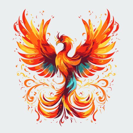 Illustration for Illustration of a rooster in the style of a tattoo. Vector image. - Royalty Free Image