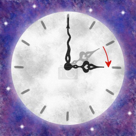 Téléchargez les photos : Illustration of a clock switch to summer time, time change to daylight saving time - en image libre de droit