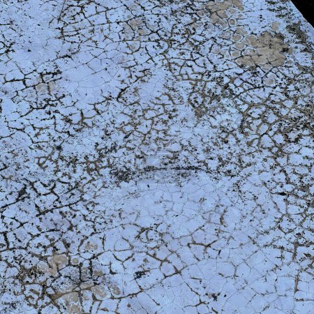 Photo for Cracked concrete floor with a cracked pattern. - Royalty Free Image