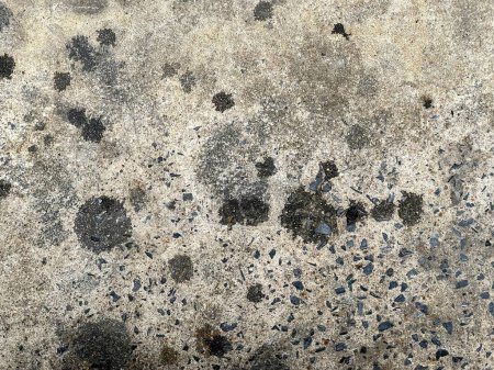 Photo for A photography of a dirty concrete surface with black spots. - Royalty Free Image