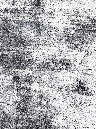 une photographie d'une photo en noir et blanc d'un mur sale.
