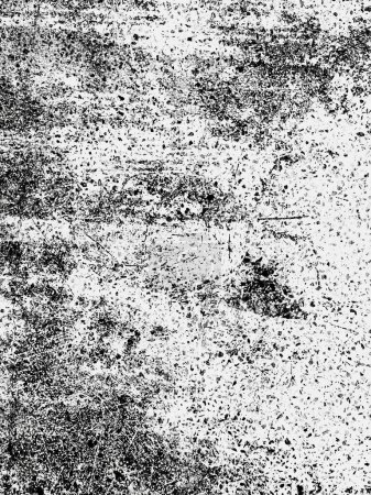 una fotografía de una foto en blanco y negro de una pared sucia.