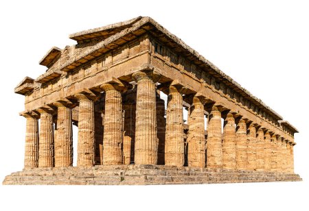 The ruins of an ancient temple. The Greek temple.
