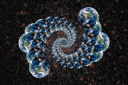 Foto de Teoría de la ciencia del universo paralelo - Imagen libre de derechos