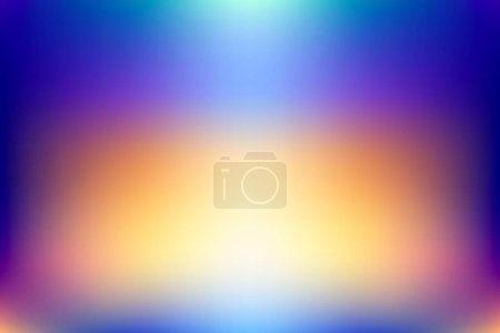 Photo for Abstract blur background, blue and orange mesh gradient, color power, pattern for you presentation, vector design wallpaper - Royalty Free Image