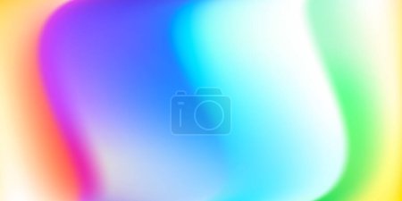 Photo for Abstract blur background. Rainbow mesh gradient. Color power. Fluid art. Pattern for you presentation, vector design wallpaper - Royalty Free Image