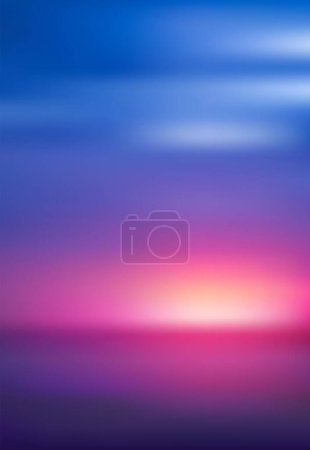 Photo for Abstract blur background. Pink and blue mesh gradient. Beautiful sunset. Color power. Pattern for you presentation. Vector design wallpaper - Royalty Free Image