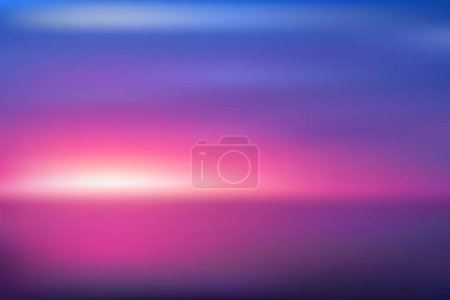 Photo for Abstract blur background. Pink and blue mesh gradient. Beautiful sunset. Color power. Pattern for you presentation. Vector design wallpaper - Royalty Free Image