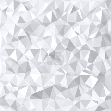Photo for Low polygon shapes, light gray crystals background, triangles mosaic, creative origami wallpaper, templates vector design - Royalty Free Image