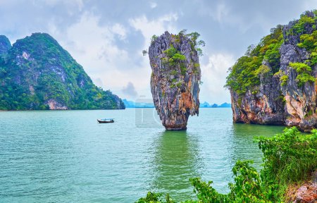 Foto de Explore el lugar natural único de James Bond Island, Tailandia - Imagen libre de derechos