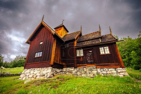 Photo for Uvdal - July 6th, 2023: The lovely Uvdal Stave Church in southern Norway - Royalty Free Image