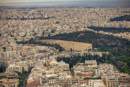 Athen, Griechenland, 5. Mai 2024: Blick auf die Stadt Athen vom Lycabettuds Hügel, Griechenland