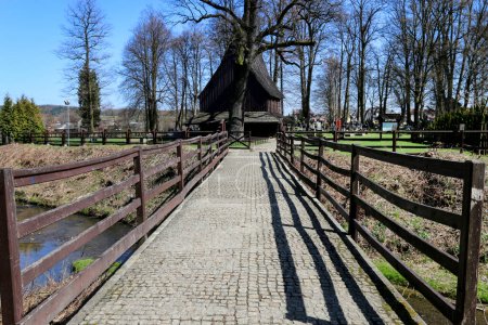 Photo for St. Leonard's Church and ancient cemetery in Lipnica Murowana. - Royalty Free Image
