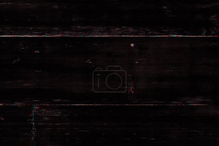 Photo for Black glitch abstract effect texture background - Royalty Free Image