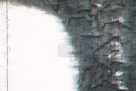 Foto de Error glitch defecto efecto abstracto telón de fondo diseño - Imagen libre de derechos