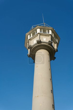 Photo for Former GDR border tower for surveillance of the coast of the Baltic Sea near Khlungsborn in Germany - Royalty Free Image
