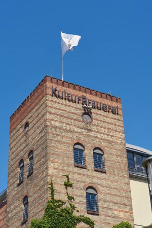 Photo for Berlin, Germany  May 30, 2023: Kulturbrauerei in Berlin's Prenzlauer Berg district, popular event venue and listed building of the former Schultheiss brewery - Royalty Free Image
