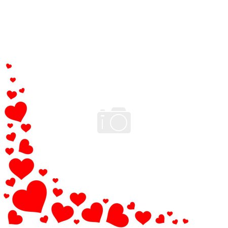 Foto de Heart pattern, illustration for greeting and card printing, cute heart pattern - Imagen libre de derechos
