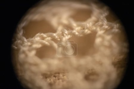 Photo for Alenon Lace Microphotography on background, close up - Royalty Free Image