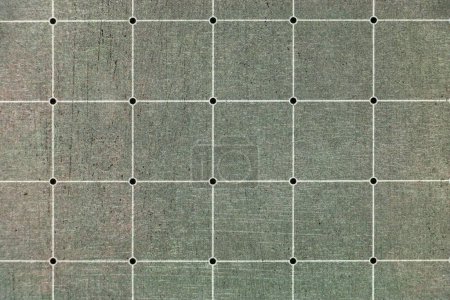 Photo for Graphic Wall Resource with Grey Green Tile - Royalty Free Image