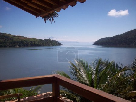 Téléchargez les photos : Vue sur la baie, Brésil depuis un hôtel de luxe - en image libre de droit
