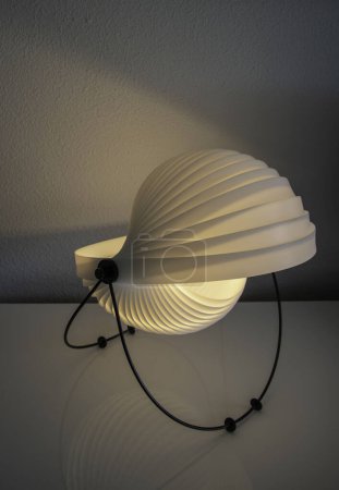 Modular lamp close-up, cut-out object