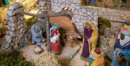 Photo for Provencal Christmas crib from Lucram 2018 - Royalty Free Image