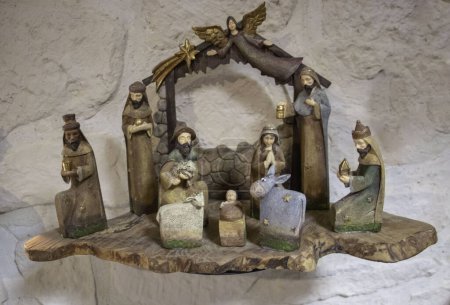 Photo for Provencal Christmas crib from Lucram 2018 - Royalty Free Image