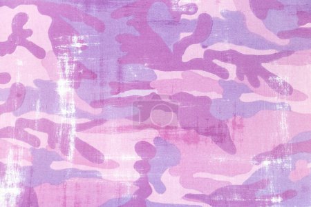 Pink and purple graphic resource camouflage outfit