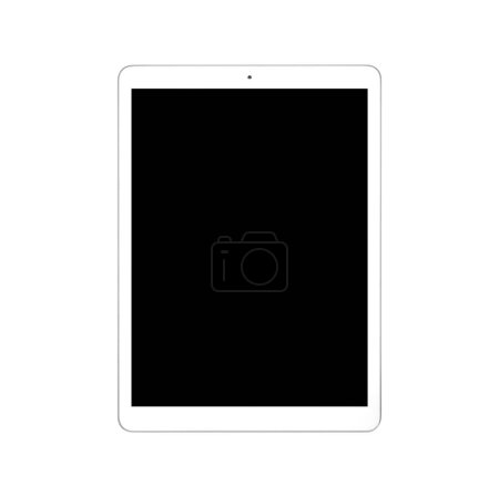 Tablet isolated on a white background. Stock photography.