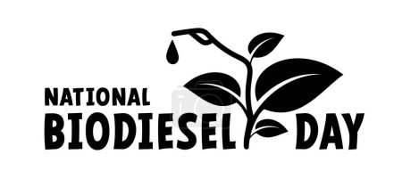Illustration for National biodiesel day. For Cartoon green bio, eco, gasoline. Gas pump nozzle. Canisters or jerry can symbol. Fuel tank for transporting and storing petrol. Can jerrycan, canister, Motor oil. - Royalty Free Image