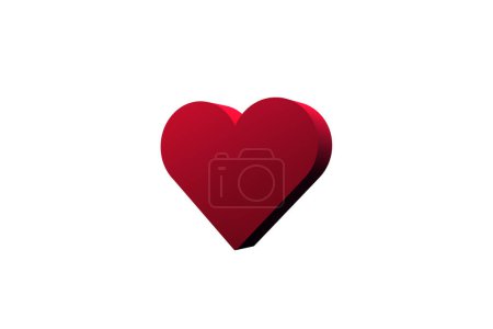Photo for Love sign 3d render illustration icon set - Royalty Free Image
