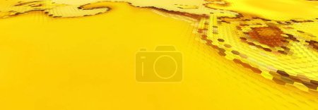 Foto de Fondo abstracto dorado con lugar para el texto. Plantilla de fondo amarillo con estilo - Imagen libre de derechos
