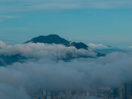  Luftaufnahme der Landschaft in der Stadt Shenzhen, China
