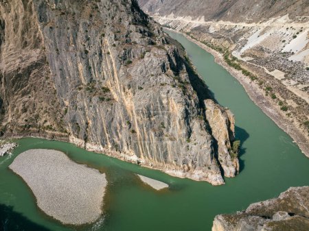 Téléchargez les photos : Vue aérienne du magnifique paysage de haute altitude au Tibet, en Chine - en image libre de droit