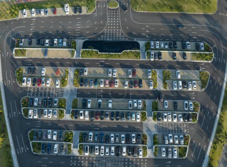 Photo for Modern parking lot in city - Royalty Free Image