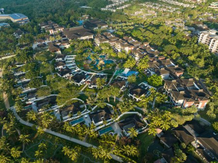 Foto de Hermosas casas de vacaciones en la provincia de Hainan, China - Imagen libre de derechos