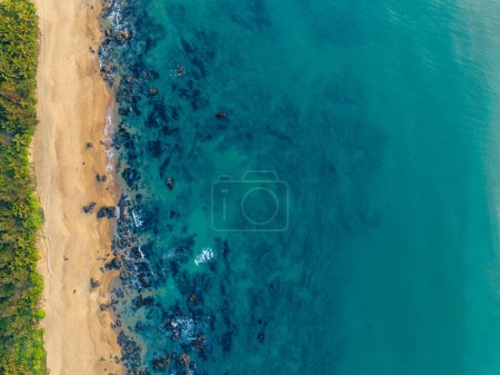 Photo for Aerial view of sunrise sea landscape - Royalty Free Image