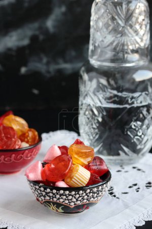 Téléchargez les photos : Bonbons traditionnels turcs, bonbons Akide - en image libre de droit