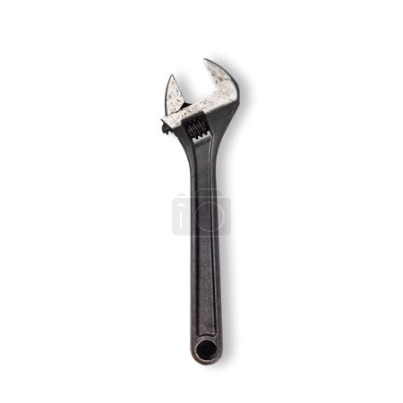 Photo for Close Up of an Spanner wrench isolated on a transparent background. A wrench or spanner is a tool used to provide grip. PNG. - Royalty Free Image