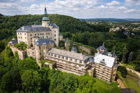 Photo for Drone view of castle Frydlant in Czech Republic - Royalty Free Image
