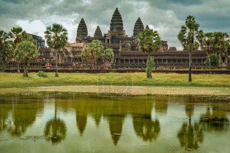 Foto de Wat wat templo en angkor wat, siem cosechar, cambodia - Imagen libre de derechos