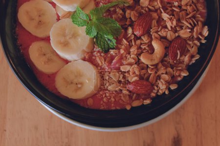 Photo for Healthy breakfast. granola with berries and yogurt. - Royalty Free Image