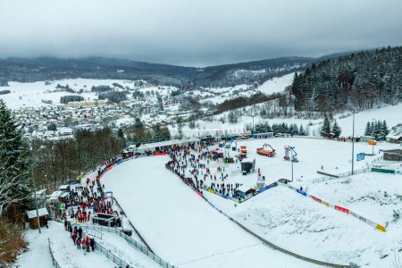 Visiting the International Cup of Ski Jumpers at the Rennsteig - Brotterode - Thuringia - Germany