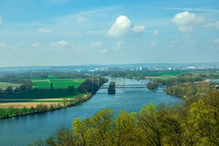 Photo for Spring hike through beautiful Danube delta near Donaustauf - Bavaria - Germany - Royalty Free Image