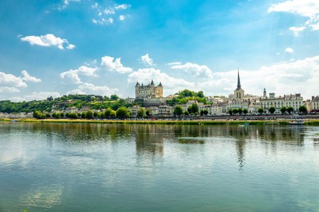 Téléchargez les photos : Belle visite découverte dans l'unique vallée de Seine au Château de Saumur - Indre-et-Loire - France - en image libre de droit